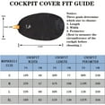 thumbnail image 3 of Ourlova Premium Kayak Cockpit Covers Protector Waterproof Uv50+ Blocking Sun Protection Kayak Hatch Covers orange XL, 3 of 8