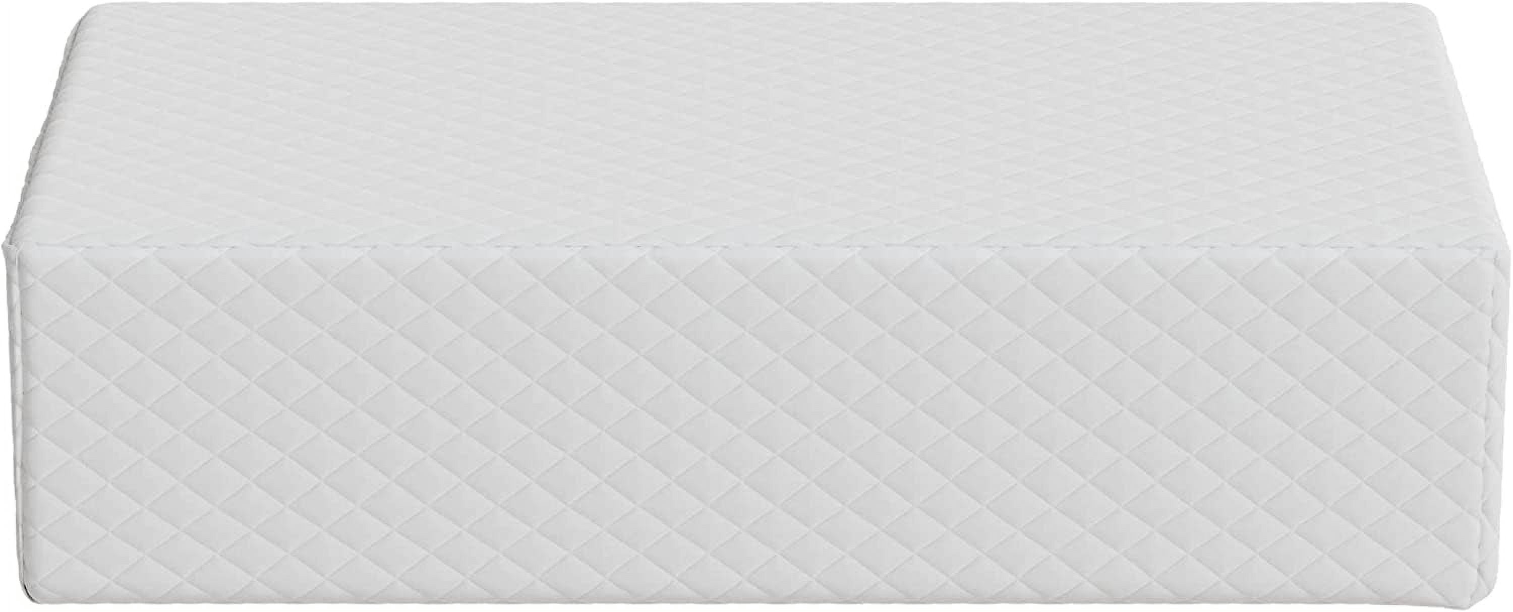 Gleur Square Pillow for Side Sleepers Memory Foam Pillow for Neck Support, 24" x 12" x 5"