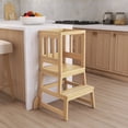 thumbnail image 6 of Dream On Me 2-in-1 Funtastic Tower and Step Stool, Easy to Assemble, Natural, 6 of 7