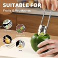 thumbnail image 3 of 2025 Upgrade 304 Stainless Steel Core Remover, T-Type Fruit & Vegetable Corer, Red Bell Pepper Seed Corer, Universal Kitchen Gadget, 3 of 5