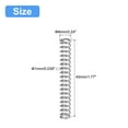 thumbnail image 2 of Unique Bargains Compression Spring, 5 Pack 304 Stainless Steel, 6mm OD, 1mm Wire, 45mm Length, 2 of 6