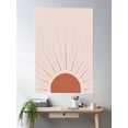 thumbnail image 2 of Abstract Sun Poster Wall Art, Modern Wall Decor For Living Room Bedroom, 24x36 UNFRAMED, 2 of 3