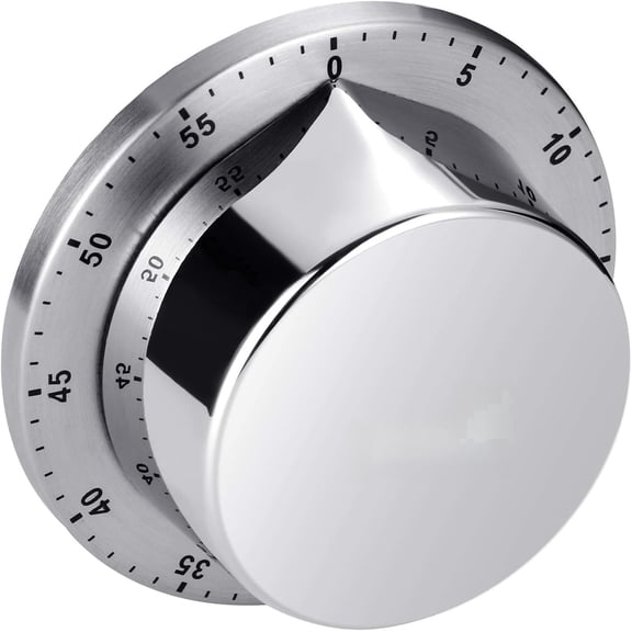 Kitchen Timer, Chef Cooking Timer Clock with Loud Alarm- Magnetic Backing kitchen timers for cooking Desk Timer - No Batteries Required, Countdown Reminder Magnetic visual timer