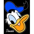 thumbnail image 2 of Junior's Mickey & Friends Donald Duck Big Face  Graphic Tee Black Small, 2 of 3
