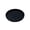 Black, variant on Round Scalloped Silicone Decorative Tray 9 Inch Waterproof Non- Vanity Organizer, Shatterproof Countertop Storage Tray for Bathroom Kitchen Coffee Table