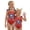 Vermilion(American Flag Stars Striped), variant on Girls Swimsuit Size 10-12 One Piece Swimsuit Summer 1776 American Flag Floral Print Swimsuits Swimming Flutter Sleeve Beach Vacation Happy Festival Bathing Suit Multicolor 7-8 Years