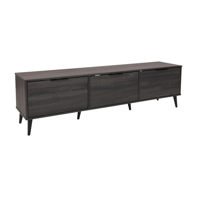 CorLiving Cole Modern 71" Long Engineered Wood TV Stand with Cabinet Storage for Most TVs up to 85"