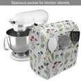 thumbnail image 2 of Floral Stand Mixer Cover, Various Endemic Wildflowers Botanical Spring Elements on a White Background, Kitchen Appliance Organizer Bag Cover with Pockets, 5 Quarts, Multicolor, by Ambesonne, 2 of 4