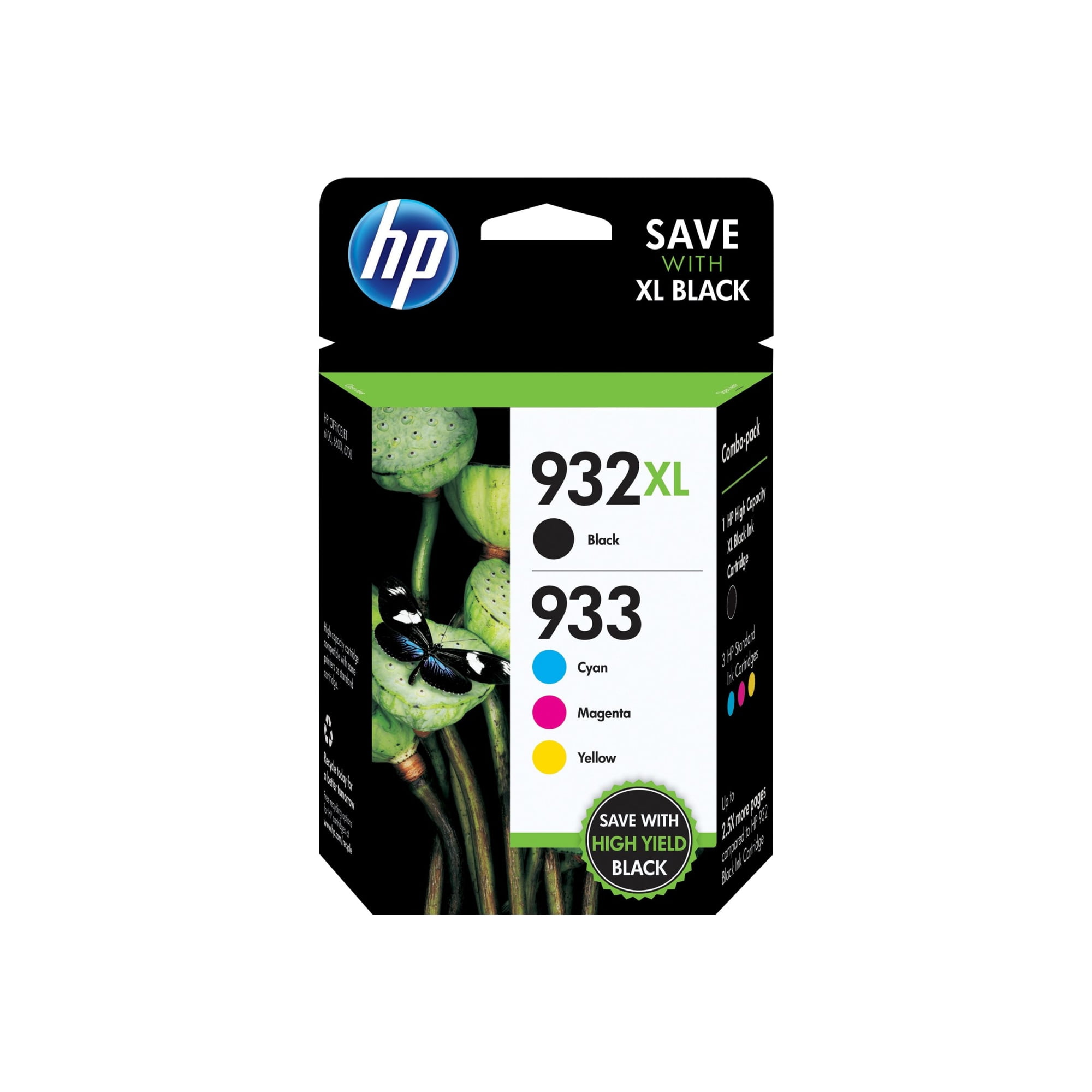 HP 932XL Ink Cartridge, Black (CN053AN) - Walmart.com