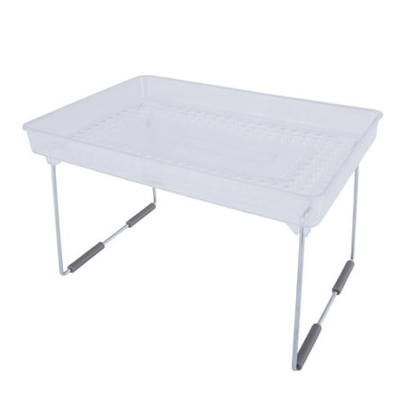

Kenney Storage Made Simple Collapsible Stacking Countertop Shelf 4 Pack Clear