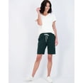 thumbnail image 4 of Real Essentials 3 Pack: Womens Cotton French Terry 9" Bermuda Short Pockets-Casual Lounge Athletic (Available in Plus), 4 of 4