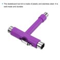 thumbnail image 4 of Unique Bargains Outil de Skate Tout-en-un Multi-Fonction Portable, Violet, 4 of 4