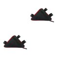 thumbnail image 1 of ZLight Bicycle Bike Zippered Storage Bag Triangle Saddle Frame Adjustable Cycling Pouch Black+Red 2Set, 1 of 6