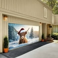 thumbnail image 4 of Banderín navideño Decoraciones para puertas de garaje Decoración navideña Invierno Gran cubierta decorativa para puertas Interior Exterior para fiestas navideñas Artículos para fiestas, 4 of 4