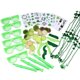 thumbnail image 4 of Juego de 50 piezas para el día de San Patricio, incluye gafas, barba, moneda de oro, flauta, tatuaje, collar adhesivo Zhivalor BST3005366, 4 of 5