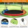 thumbnail image 3 of Tree Swing, Saucer Flying Swing 40 Inch for Kids, 900lbs Weight Capacity, with Adjustable Hanging Straps, for Indoor and Outdoor, Multicolor, Gifts for Kids, 3 of 6