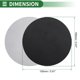 thumbnail image 3 of 50 Pcs Discos de Lija Redondos 320 Grano con Gancho y Bucle Hojas de Lijado Universales para Restauración Automotriz 150x150mm Carburo de Silicio Negro, 3 of 7