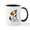 White/Black Inside, variant on CafePress - Pocket Rose JRT Mug - 11 oz Ceramic Mug - Novelty Coffee Tea Cup