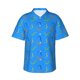 thumbnail image 1 of Balery Colorful Snake Camisas hawaianas de manga corta para hombre, camisas playeras de corte holgado, camisas de vacaciones con botones,Medium, 1 of 7