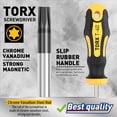 thumbnail image 4 of Juego de destornilladores Amartisan Magnetic Torx T5 - T40, 12 piezas, 4 of 7