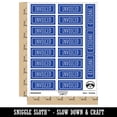 thumbnail image 2 of Invoiced Double Line Border Billed Sticker Set - Dark Blue - Matte Finish - 2.00" Large, 2 of 7