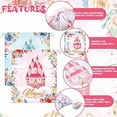 thumbnail image 4 of 24 Pcs Princess Party Favor Bags Princess Goodie Drawstring Bags Pink Blue Castle Gift Pack for Birthday Baby Shower Decoration Supplies 11.8 x 9.8''$$Home Decor, Kitchen, & Other, 4 of 7