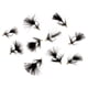 thumbnail image 5 of 10pcs Hundimiento Cabeza de Abalorios Wooly Vuela Negro Ninfa Señuelos de Pesca con Mosca Húmeda kusrkot Cabeza de abalorios Moscas de ninfa, 5 of 7