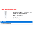 thumbnail image 2 of Liftgate Lift Support - Compatible with 2012 - 2017 Hyundai Veloster 2013 2014 2015 2016, 2 of 2