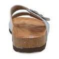 thumbnail image 5 of White Mountain Womens Hippy Slip On Leather Slide Sandals, 5 of 7