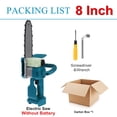 thumbnail image 7 of Upgrade 8inch Electric Chainsaw Bracket Cordless Chain Saw Wood Cutter Cutting Machine Woodworking Tools for 18V Battery, 7 of 7
