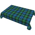 thumbnail image 3 of “N/A” Tablecloth Rectangle Scottish Clan Logan Tartan Plaid Polyester Fabric Table Cloth, Water Resistant & Wrinkle Free Table Cover for Kitchen and Dining Room Tabletop 54"x72" (4-6 Seats), 3 of 8