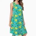 thumbnail image 2 of Margarita Time！ Casual Sleeveless Loose Sundress Dress For Women Summer Dress Daily Woman, 2 of 4