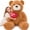 Dark Brown, variant on Tezituor 36" Teddy Bear Stuffed Animal Giant Bear Plush with I Love You Heart Plush Toy
