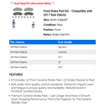 thumbnail image 2 of Front Brake Pad Set - Compatible with 2011 Ram Dakota, 2 of 2