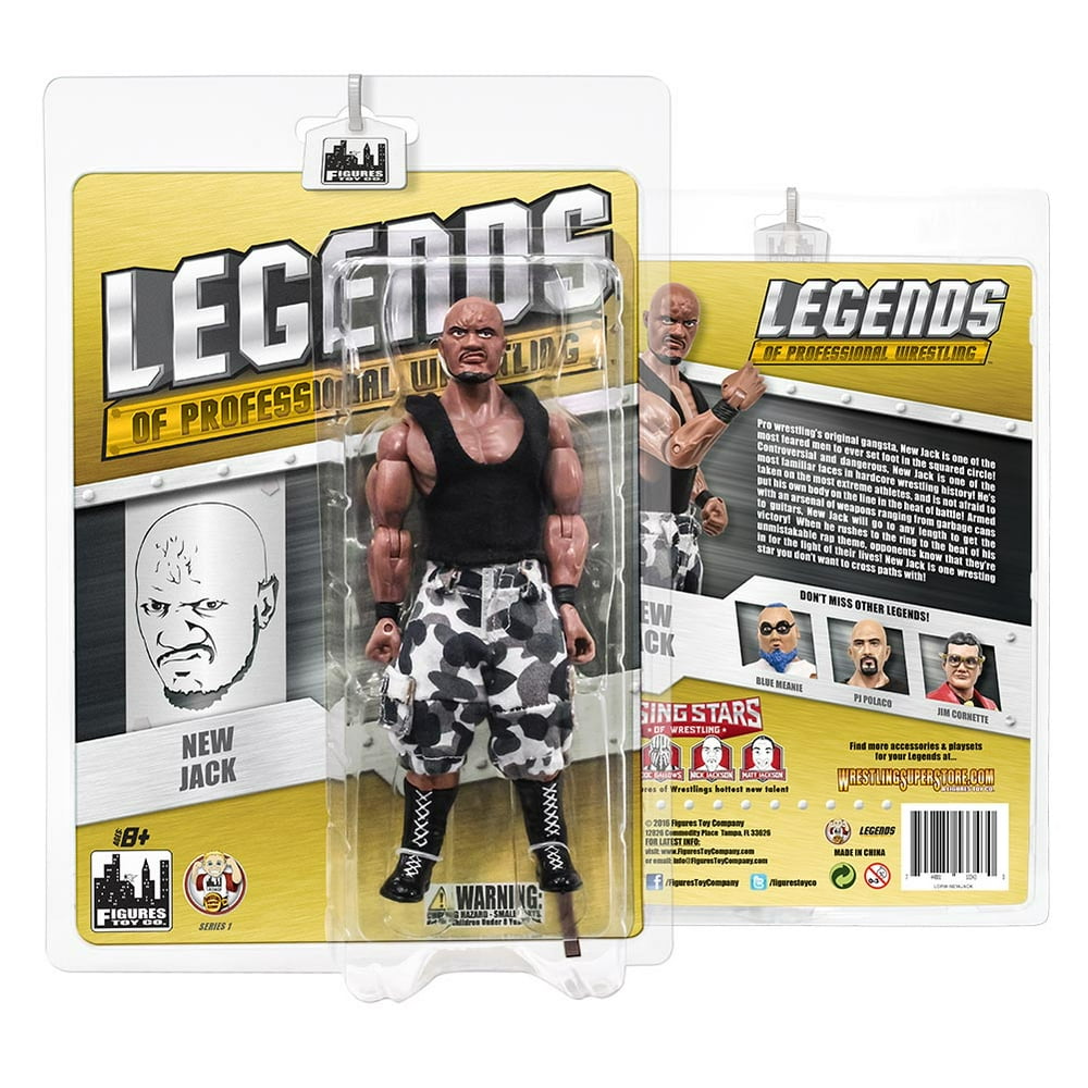 Legends of Professional Wrestling Series 1 Action Figures New Jack