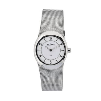 Skagen Hagen SKW6307 Mens Watch 40mm Gray Dial Titanium Mesh Date New Battery Skagen Men main image 4