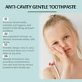 thumbnail image 4 of Kids Nano Hydroxyapatite Toothpaste, Kids Toothpaste, Fluoride Anticavity Toothpaste, Fluoride Free, Cavity and Enamel Protection - Bubblegum Berry, 4 of 6