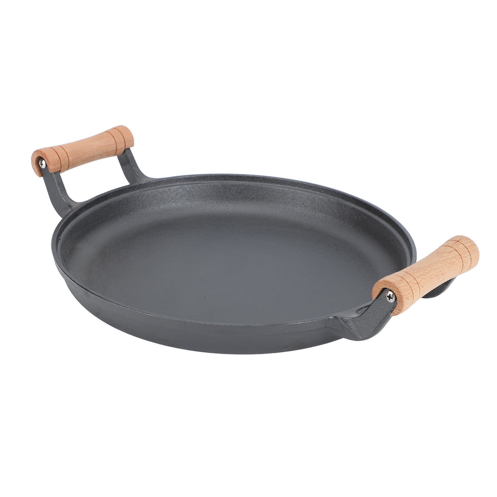 Bbq Grill Pan Round Cast Iron Pan Plate Grill Pan Steak Frying Pan Meat