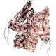 thumbnail image 3 of Vestido plisado Estampado floral Vestido sexy con cuello en V y manga de linterna en bloque de color, Rosa Methold AP001392-02B, 3 of 7