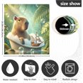 thumbnail image 4 of Capybara Bathtub Sailboat Dishwasher Magnet Cover Appliances Sticker Magnetic Refrigerator Wash Machine Cover Decal Decorative for Home Cabinet Kitchen Decor 23"x26", 4 of 6
