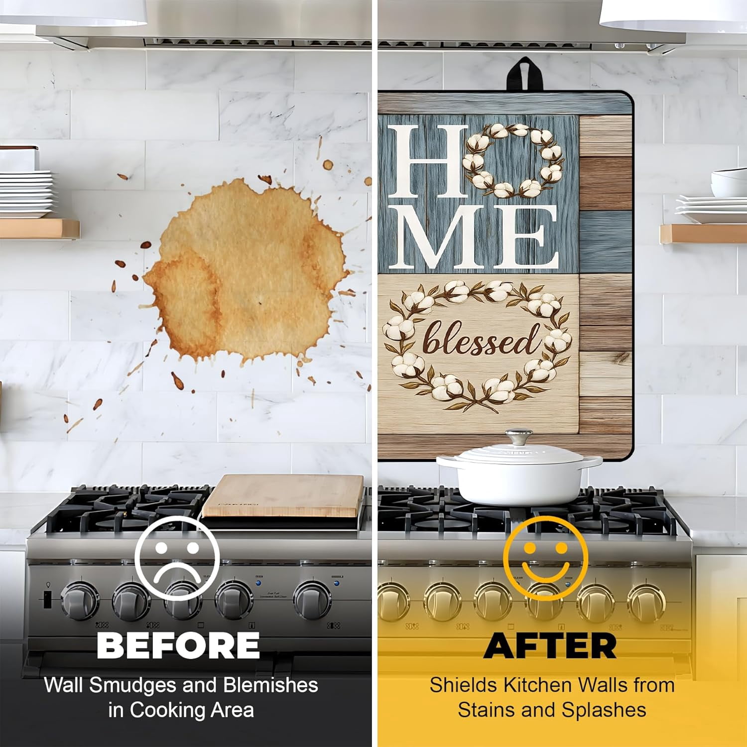 Stove Top Cover for Electric/Glass Stove, Flat Top Cooktop Protector, Electric Cooktop Cover, Extra Counter Space for Kitchen (HOME LOVE)
