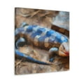 thumbnail image 2 of Blue-Tongued Skink Dreaming - Canvas, 2 of 10