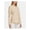 Beige, variant on Womens Beige Faux Leather Blazer Jacket Size: M