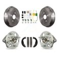 thumbnail image 1 of Transit Auto Rear Brake Drum Shoe Hardware and Wheel Hub Bearing Assembly Kit for Car 2006-2007 Toyota Yaris Non-ABS - Left Right Side (Driver Passenger) K7D-100176, 1 of 11