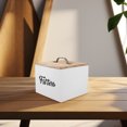 thumbnail image 2 of KAKOWELY kitchen storage bins Wooden Stackable Box With Lid Square Storage Box For Organizing Candy Tea Small Items Kitchen Storage For Office Home6.3"X6.3"X5.12", 2 of 5