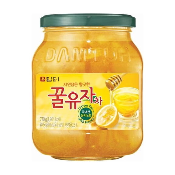 DAMTUH Korean Honey Citron (Yuja) Herbal Tea Marmalade – Caffeine-Free, 1.7 lbs (770g)
