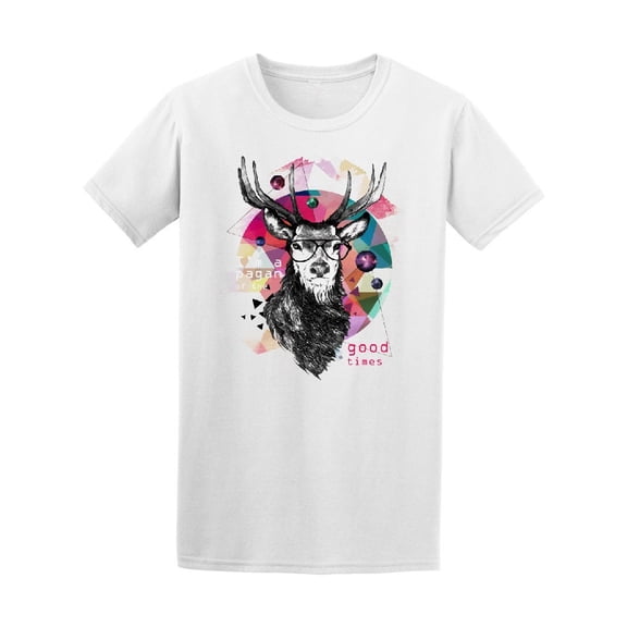 Colorful Hipster I'm A Pagan Tee Men's -Image by Shutterstock