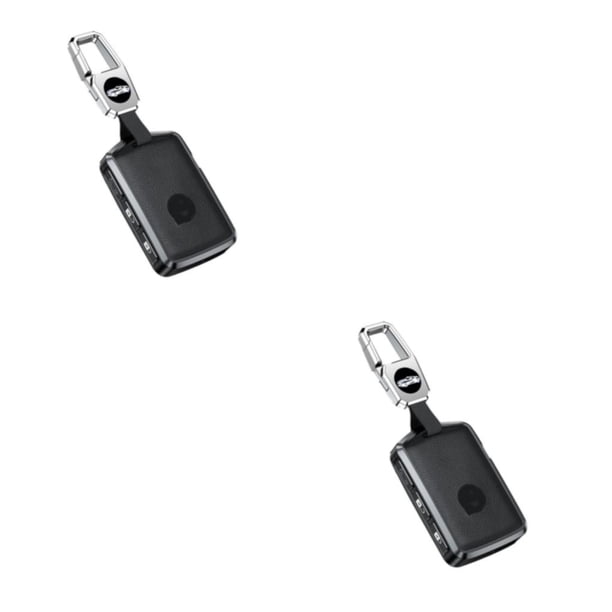 Sidaley Estuche de cuero para llave de 3 botones para automóvil Protector de cubierta para llaves de vehículo desmontable Type3 NO3