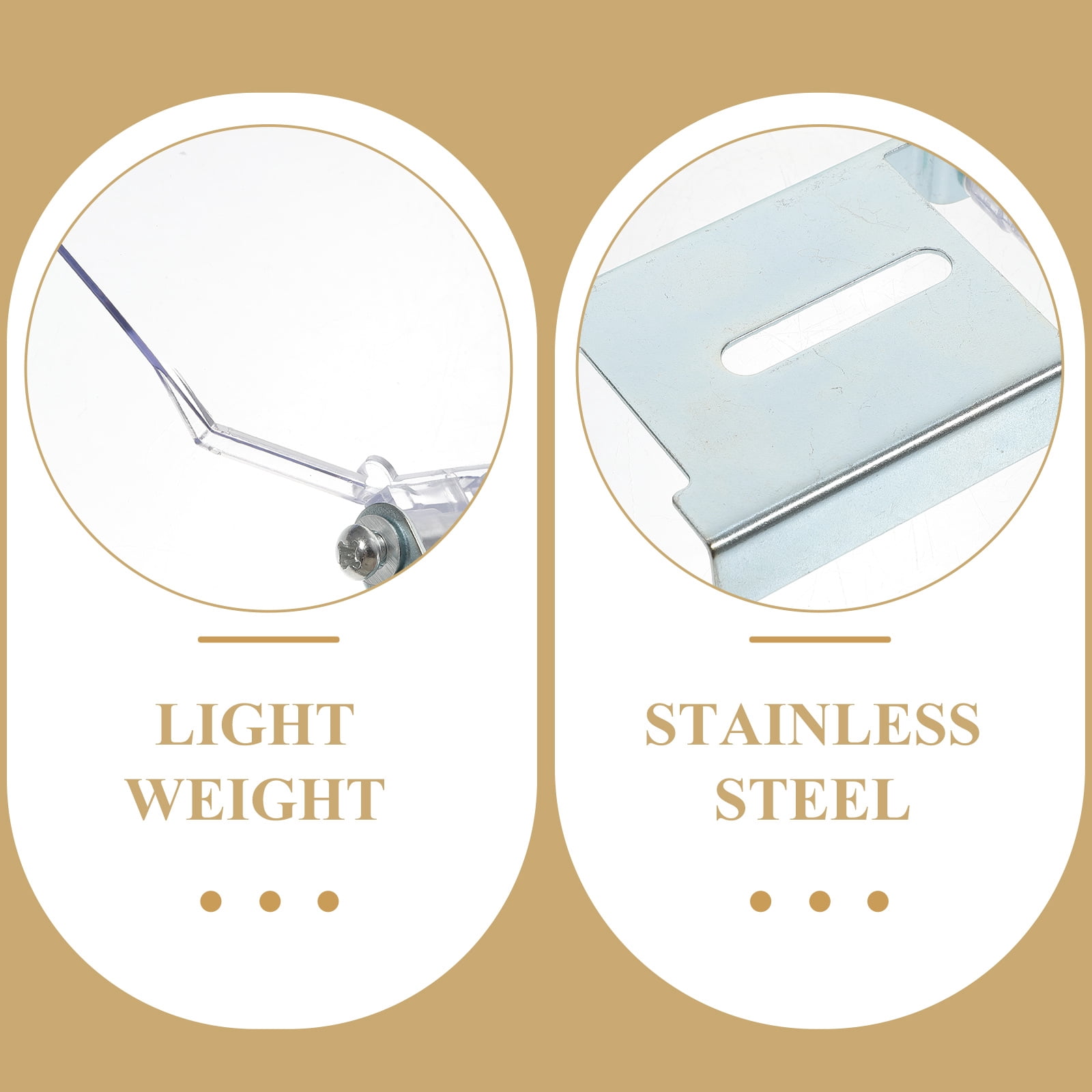4-Pack Bench Grinder Eye Shields – Transparent Protective Guards With Stainless Steel Dust Guard, Fits Small Grinders, Easy Installation