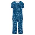 thumbnail image 5 of Tnhcen Women's Pajama Set Green Sleepwear Soft Pjs Lounge Sets Short Sleeve with Pockets S-3XL, 5 of 6